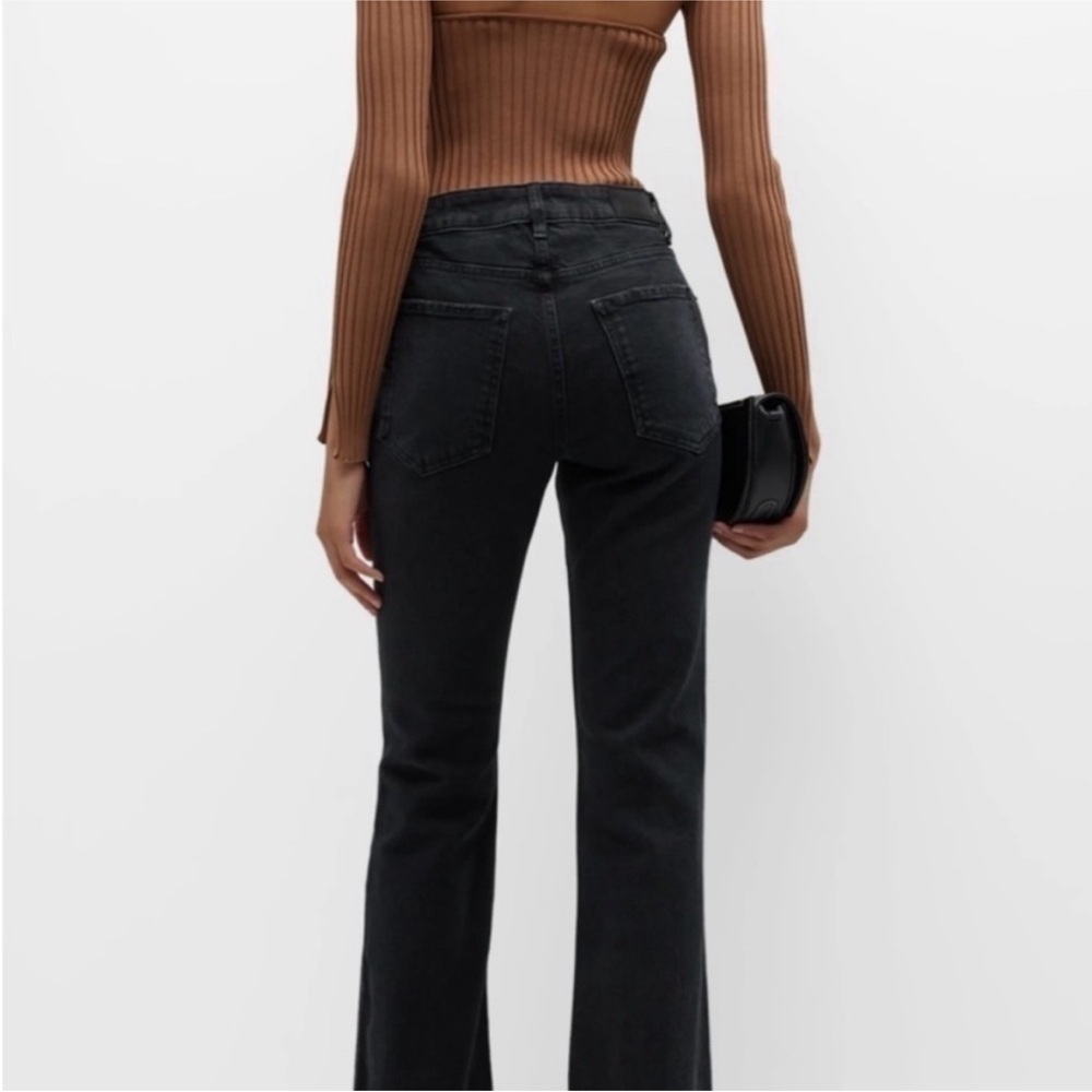 Rails The Sunset High Rise Slim Flare Jeans Black Size 28 NWT - Picture 2 of 12